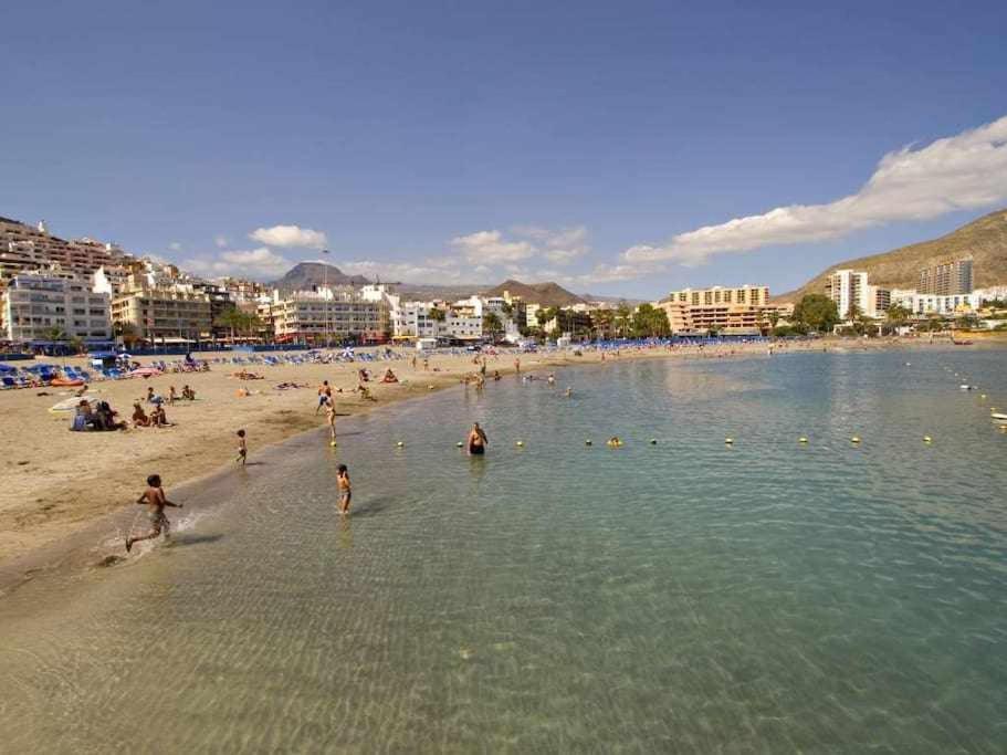 Vera Mar 8A Primera Linea Con Piscina Y Parking Arona  Esterno foto
